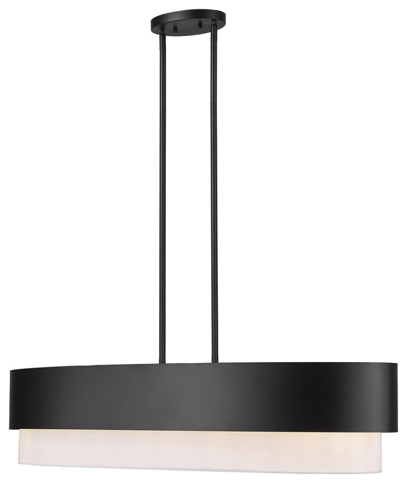 Z-LITE 5-Light Island, Matte Black