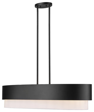 Z-LITE 5-Light Island, Matte Black