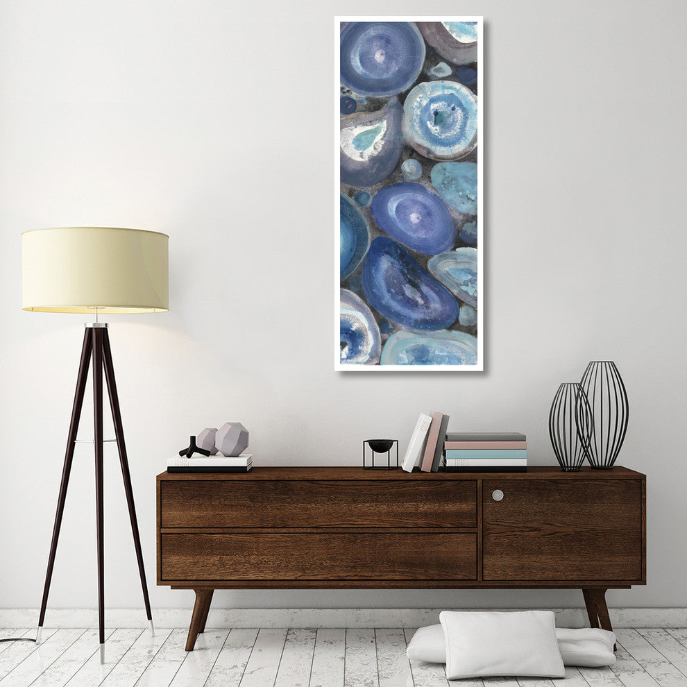"Stone Circles Panel I" Digital Paper Print by Albena Hristova, 26"x62"