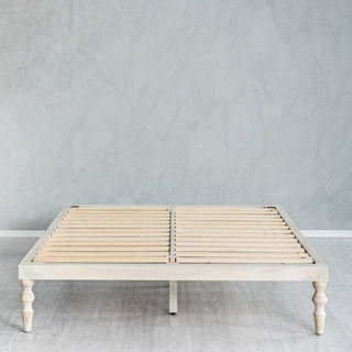 Rhonda Platform Bed, Whitewash, King