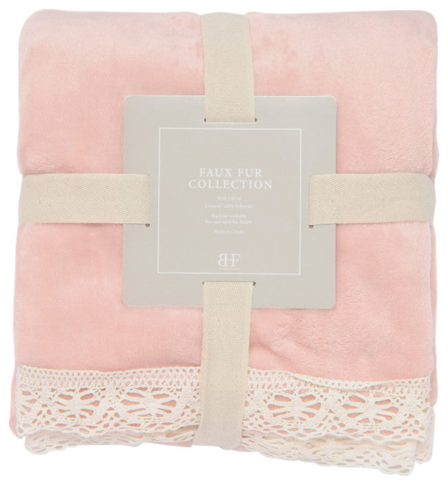 Lace Trim Throw