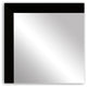 Ellis Framed Wall Mirror, Black, 36"x54"