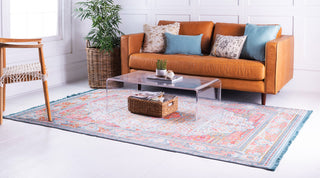 Unique Loom Light Blue Baracoa Malecon 5' 5 x 8' 0 Area Rug