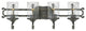Hinkley Casa Bath 4-Light Vanity, Olde Black With Clear Seedy Glass