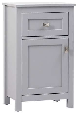 18" Wide Bathroom Storage Freedstanding Cabinet, Grey