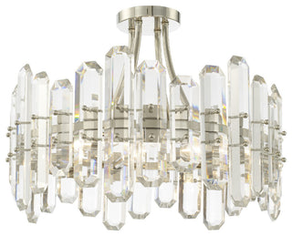 Crystorama Lighting Group BOL-8884 Bolton 4 Light 21"W Semi-Flush - Polished