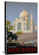 Visit India, The Taj Mahal, 22"X36"