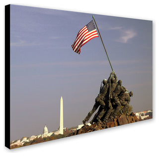 'Marine Corps Memorial' Canvas Art by CATeyes