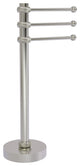 Vanity Top 3 Swing Arm Towel Holder with Twisted Accents, Satin Nickel