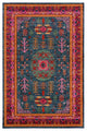 Anika Traditional Teal, Aqua Area Rug, 7'10"x10'3"