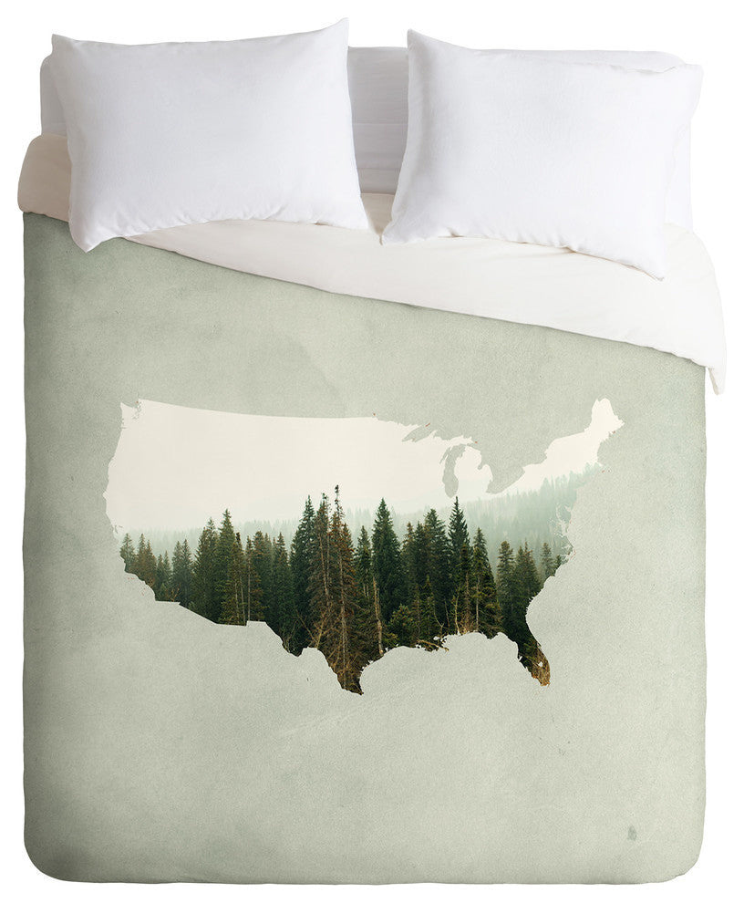 Chelsea Victoria American Landscape Duvet Cover, 88"x88"