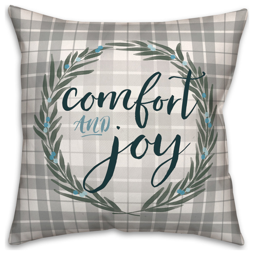 Comfort and Joy 18 x 18 Spun Poly Pillow