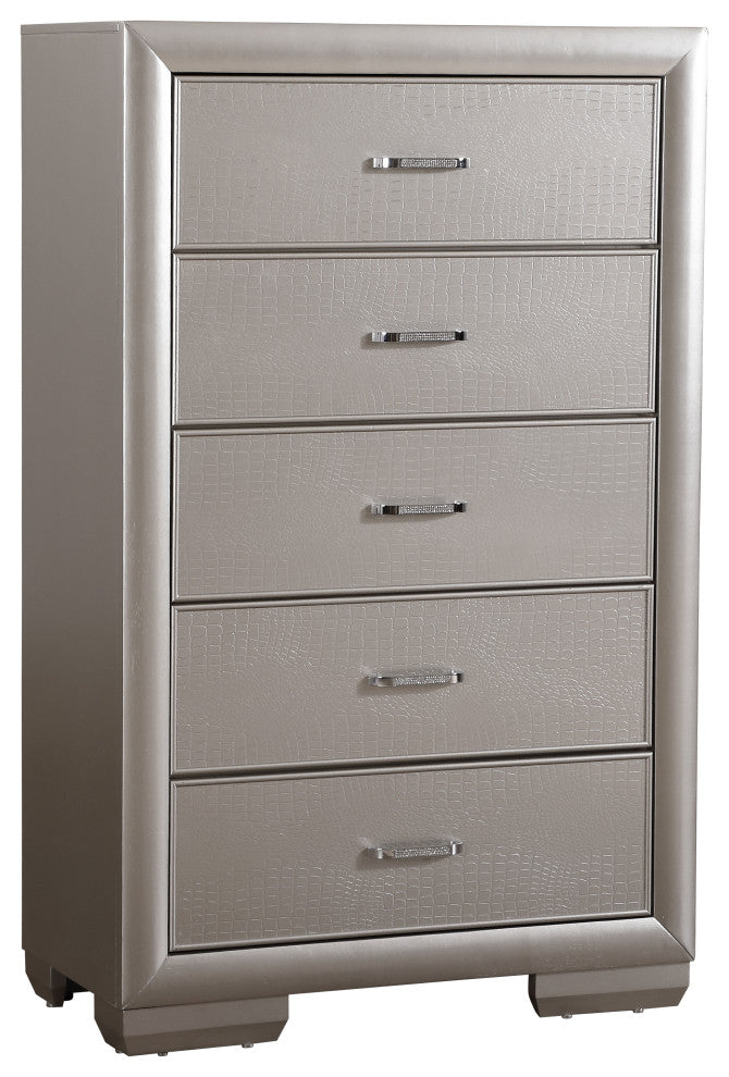 Vella Chest, Silver Champagne