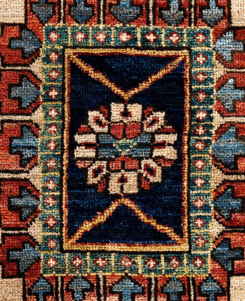 Serapi One-of-a-Kind Hand-Knotted Area Rug Red, 8'1" x 10'1"