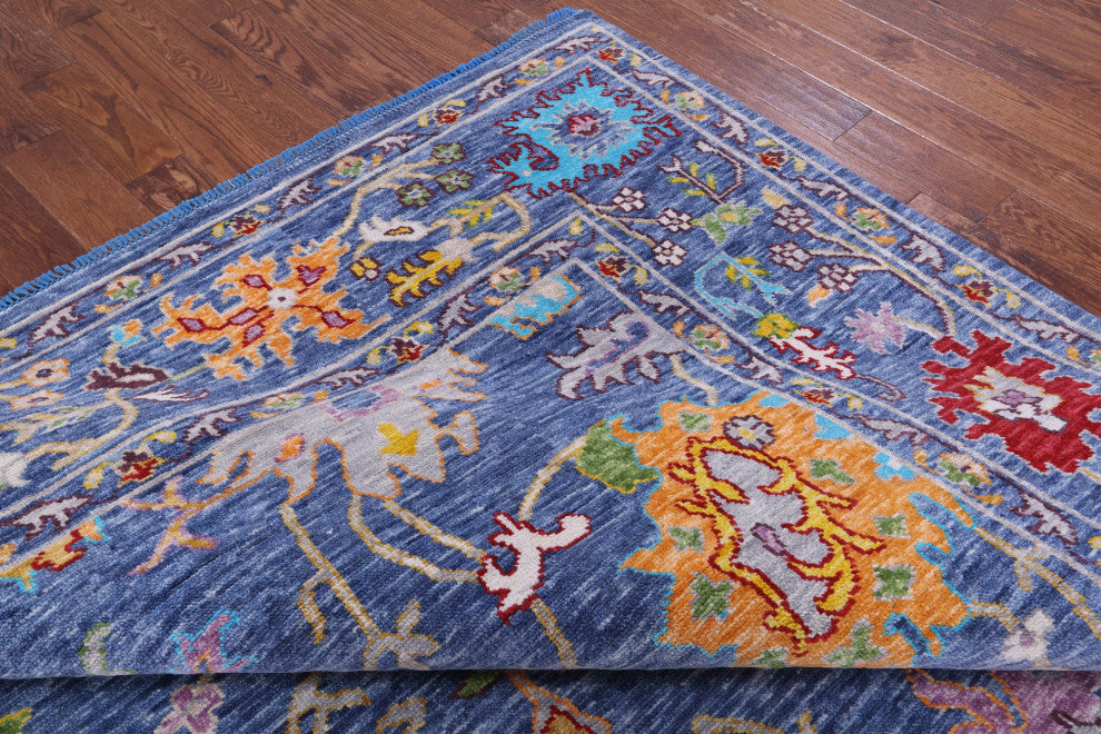 10' 1" X 13' 11" Turkish Oushak Handmade Rug - Q15677