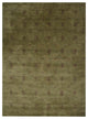 HAND KNOTTED LOOM WOOL ECO-FRIENDLY AREA RUGS  - Green Brown,Contemporary