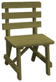 Traditional Cedar Backed Bench, Linden Leaf Stain, 2 Foot