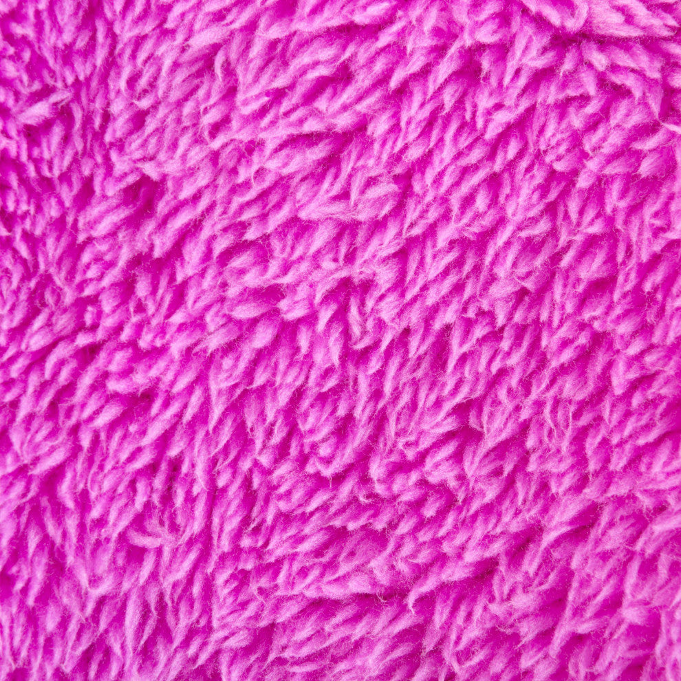 2Pk Bright Orchid Fuzzy Fleece Throw 50X60