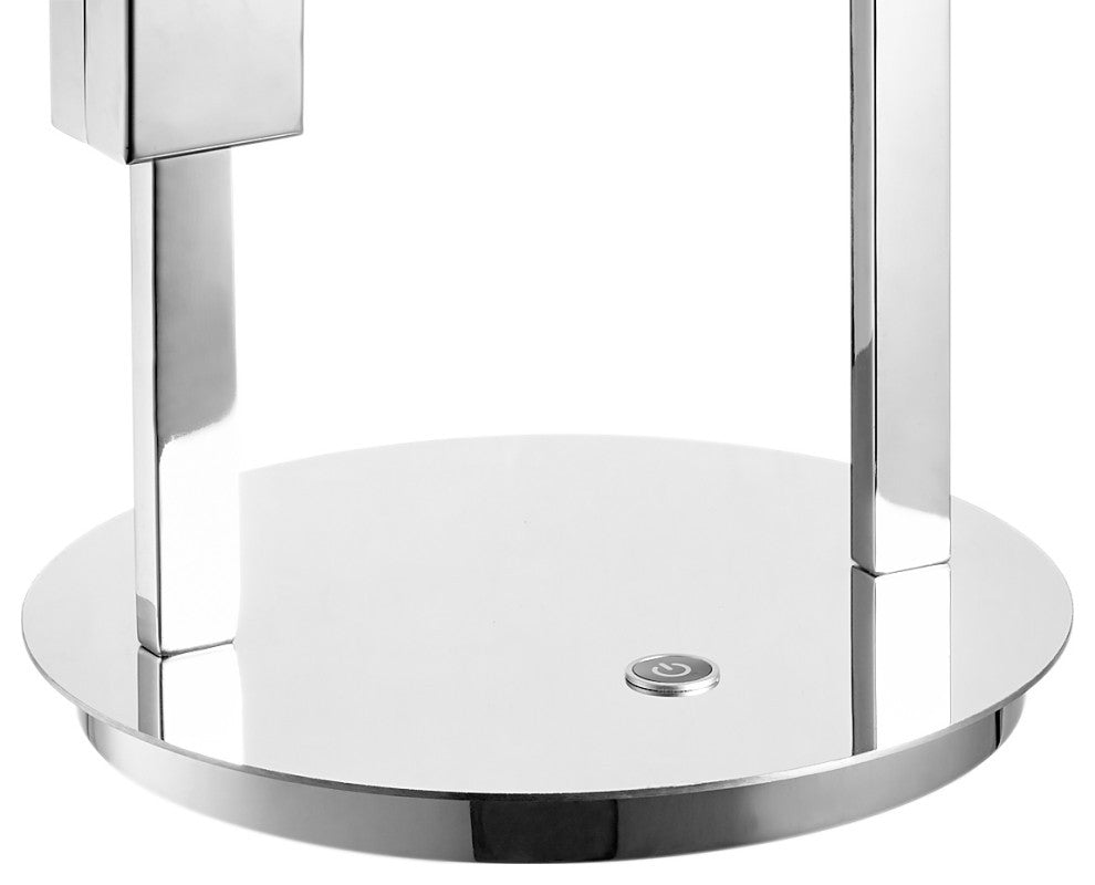 Hong Kong Dimmable Integrated Led Table Lamp, Chrome