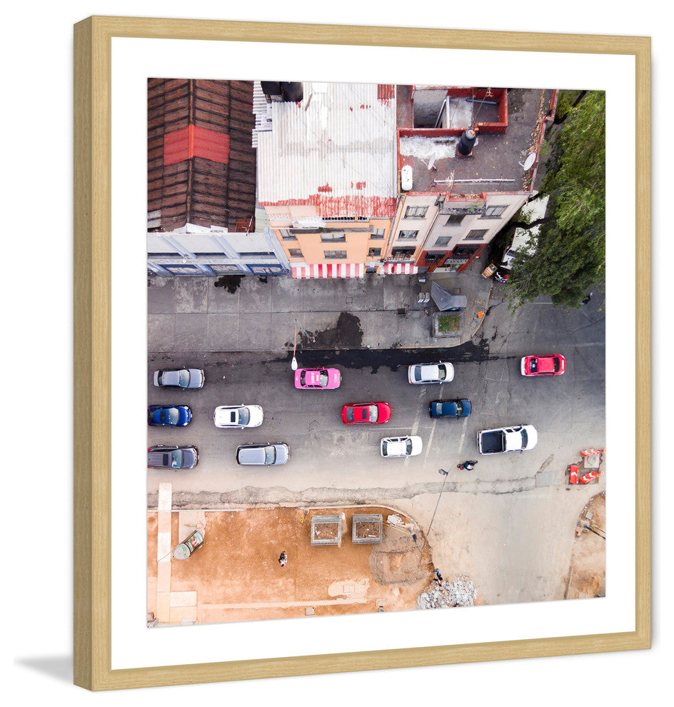 "One Way Street" Framed Print by Karolis Janulis