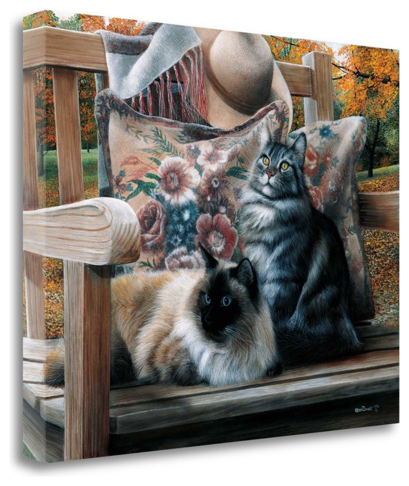 "Best Friends" By Kevin Daniel,Ready to Hang Giclee Print on Gallery Wrap Canvas