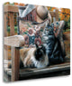 "Best Friends" By Kevin Daniel,Ready to Hang Giclee Print on Gallery Wrap Canvas