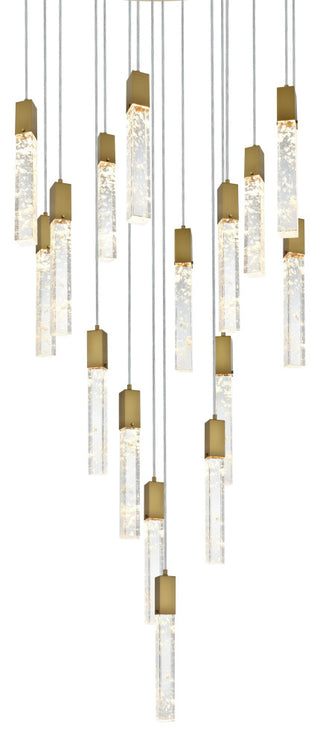 Home Living 36" Chandelier, Satin Gold