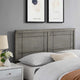 Headboard, Full Size, Wood, Gray, Modern Mid-Century, Bedroom Master Suite