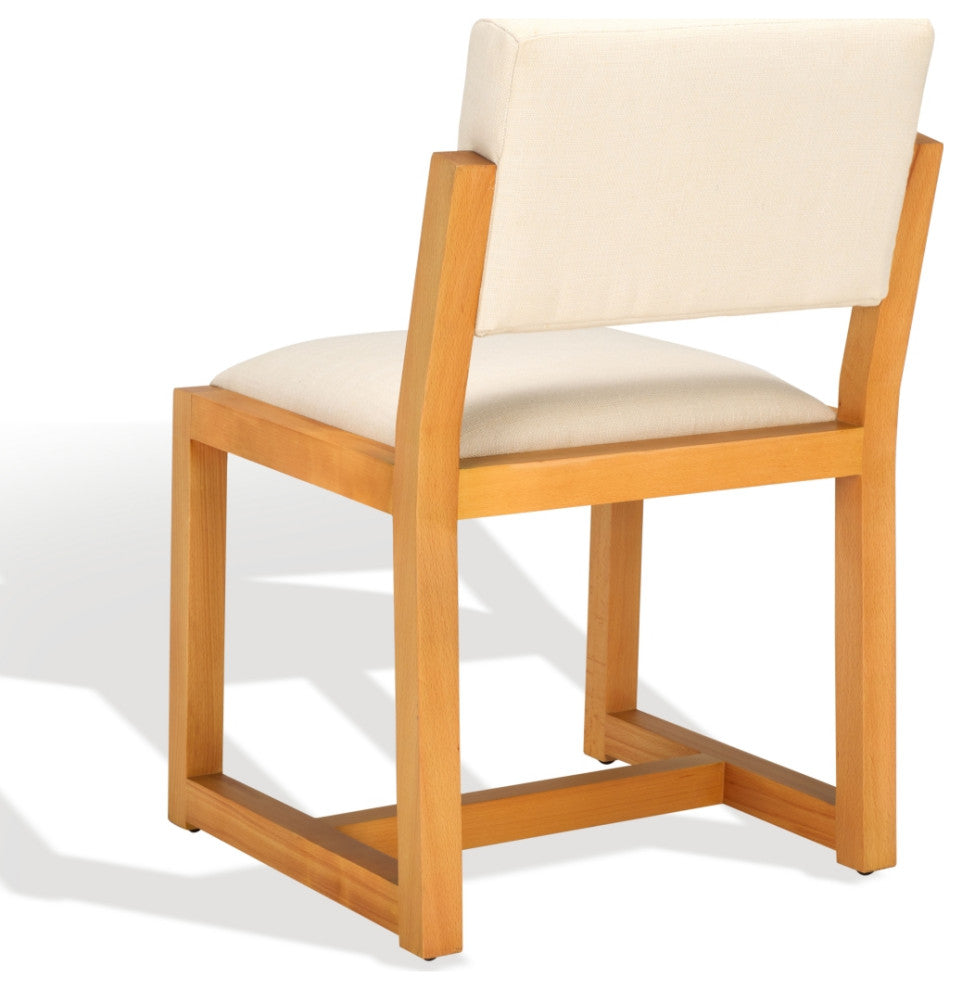 Safavieh Couture Galileo Linen Dining Chair, Sand