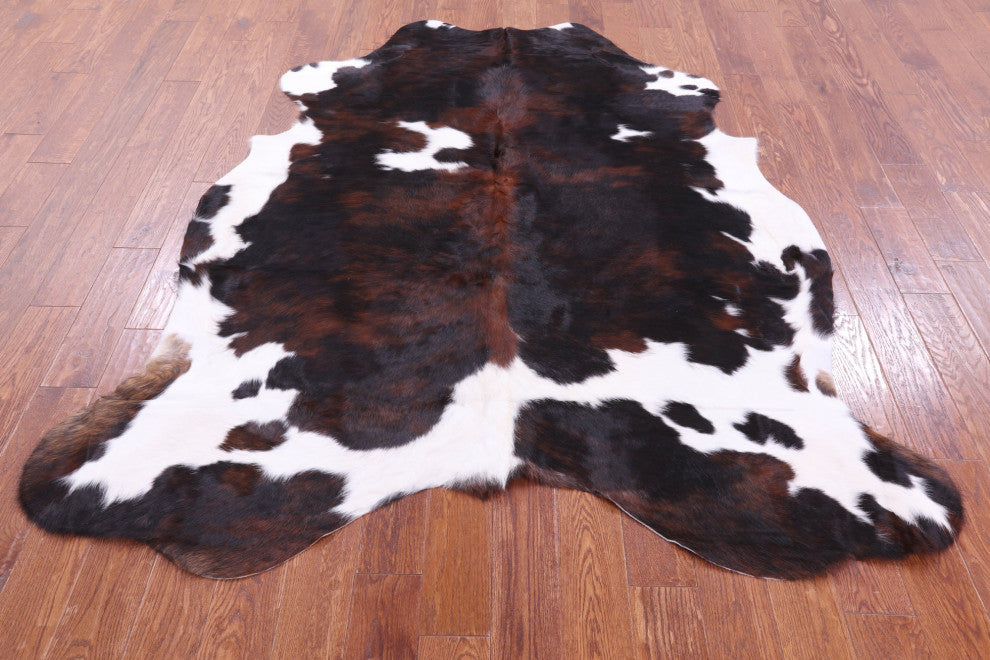 Organic Natural Hair-On Cowhide Area Rug 7' 2" X 6' 3" C1503