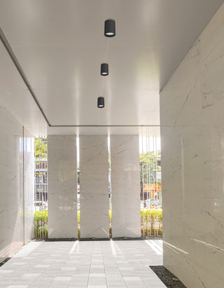 Flush Mount Ceiling Light Echo Integrated LED, Matte Black