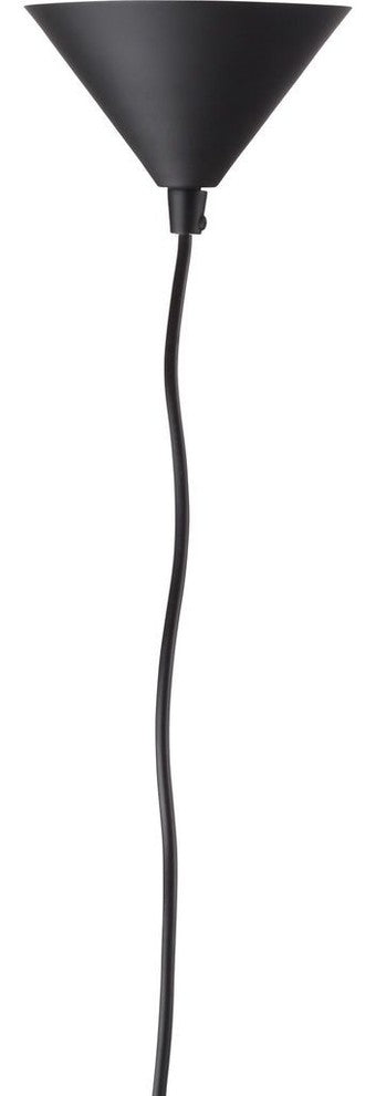 Nuevo Living Euclid Lighting Pendant, Black Steel Metal, Large, Default Title