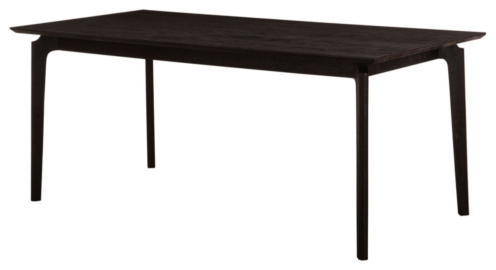 Kenzo 60"� Mango Wood Small Dining Table, Black