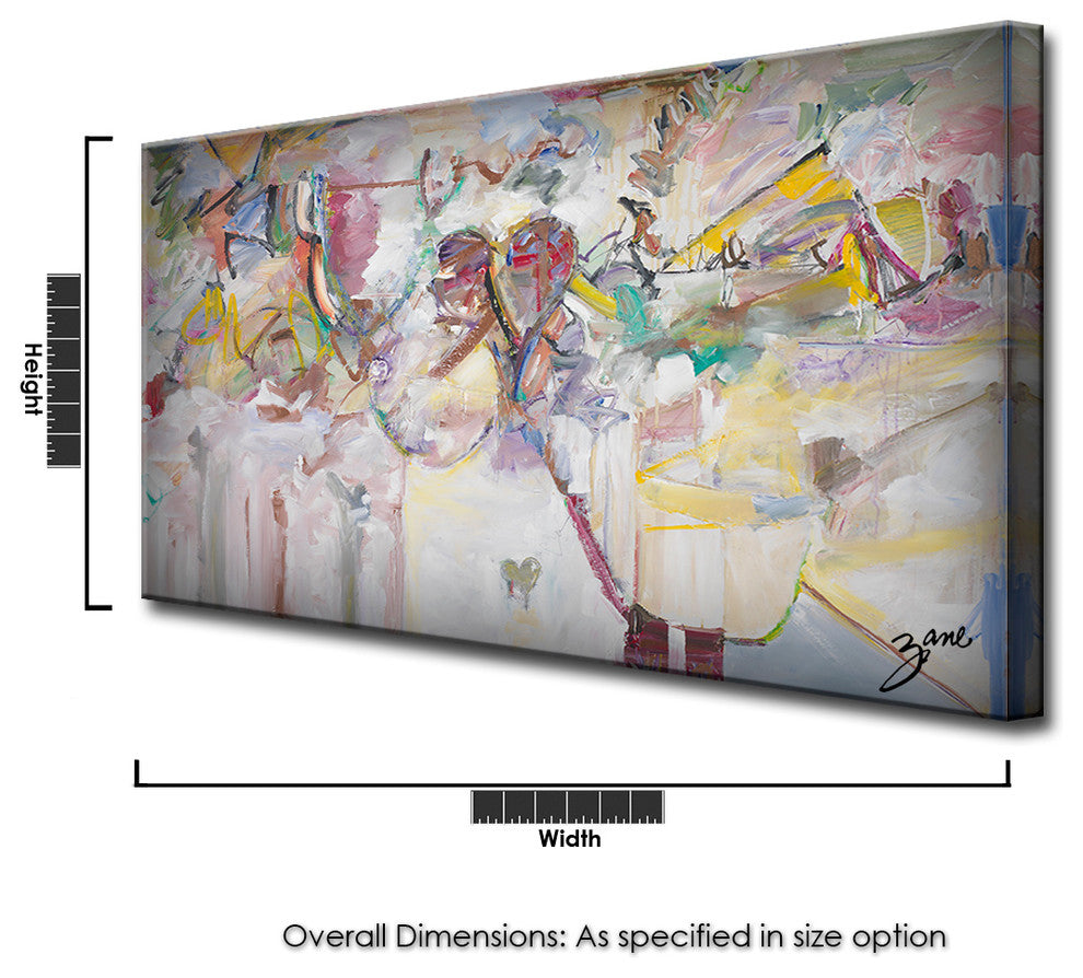 Abstract XXI, Canvas Wall Art, 40"x24"