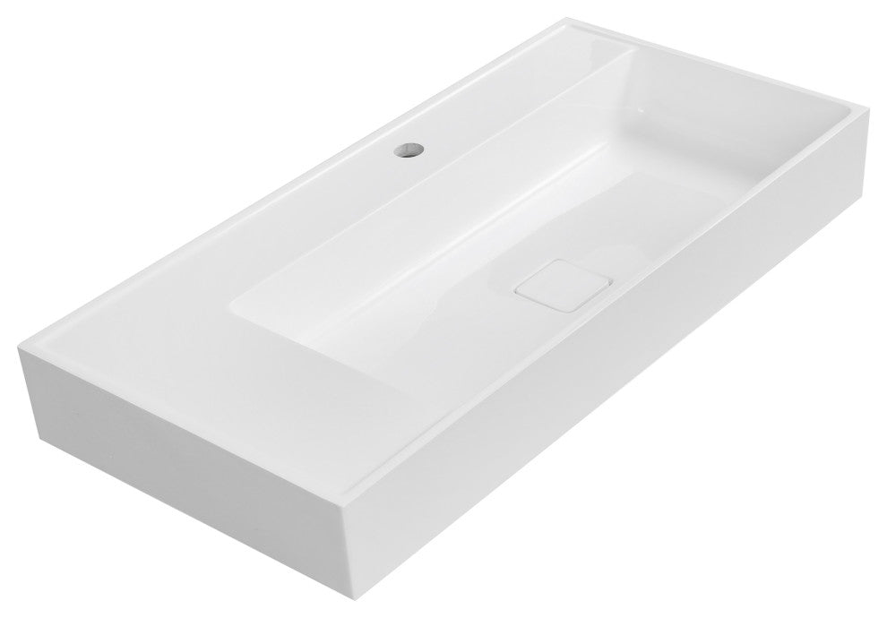 35" Solid Surface Resin Streamline K-1701-35 Vanity Top