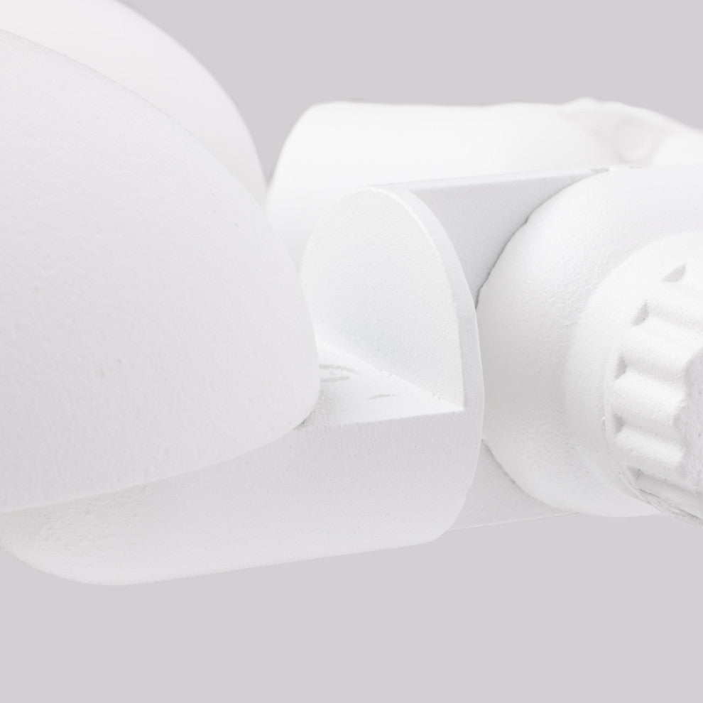 LED Security Light - Dual Head - White Finish - 3000K
