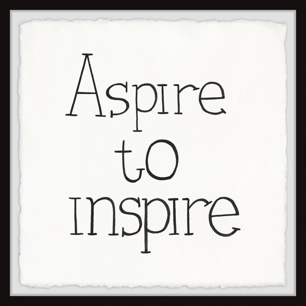 "Aspire to Inspire III" Framed Painting Print, 18x18