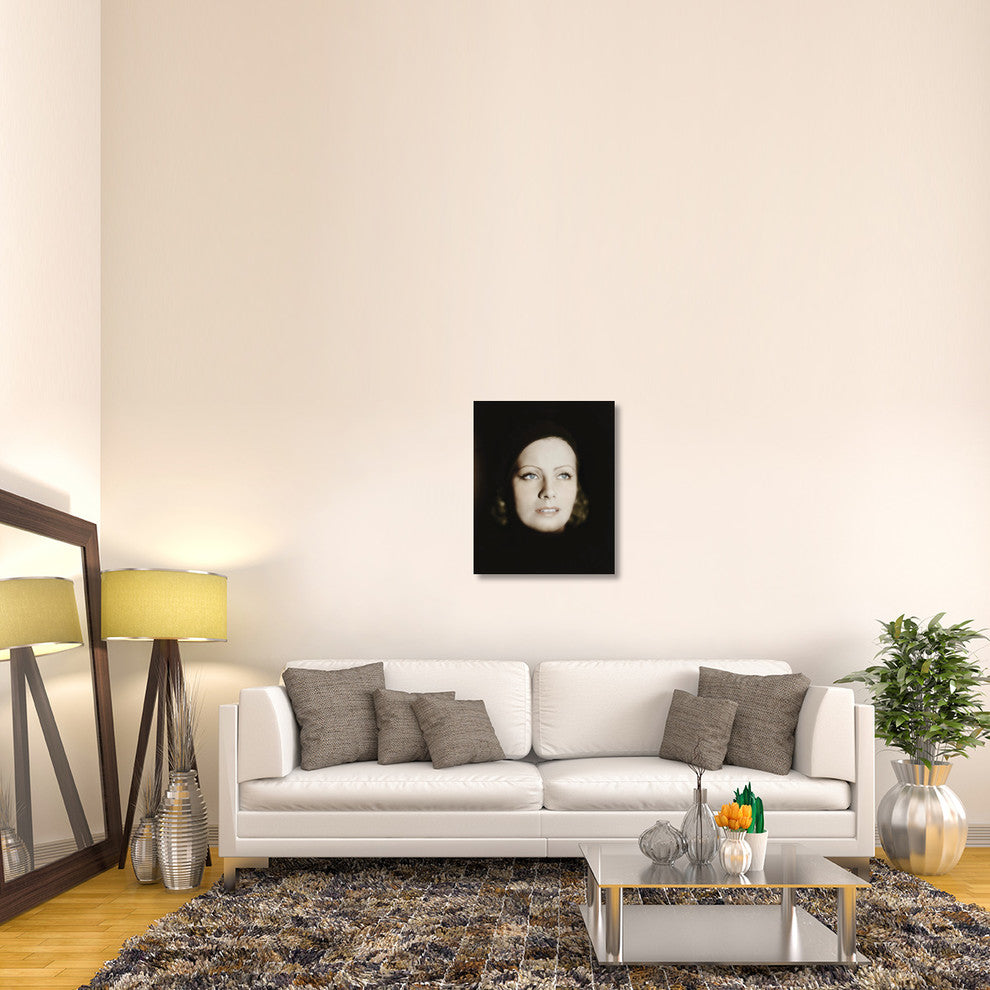 "Greta Garbo" Stretched Canvas Giclee by Hollywood Photo Archive, 24"x30"