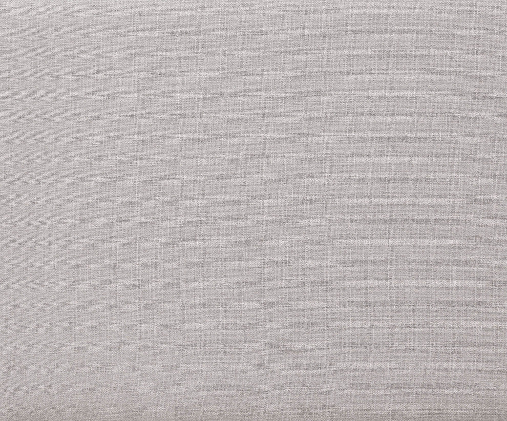 Mackenzie Linen Textured Fabric Upholstered Armless Chair, Beige