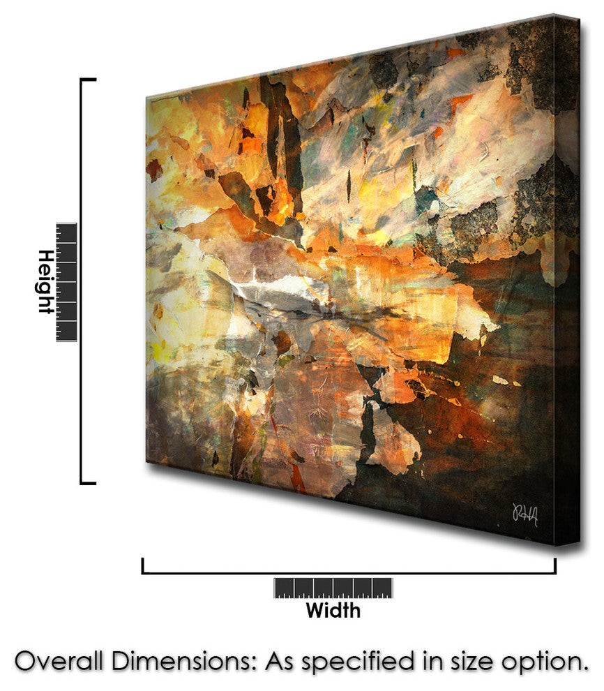 Ready2HangArt ''ABS I'' Abstract Canvas Wall Art, 30"x30"