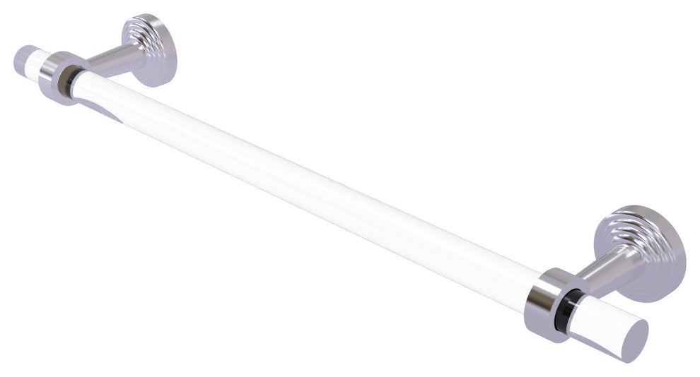 Pacific Beach 18" Towel Bar, Satin Chrome