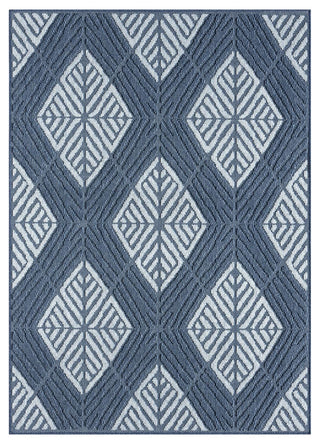 Nimes Diamond Mirage Area Rug, Dark Blue, 7'10"x9'10"