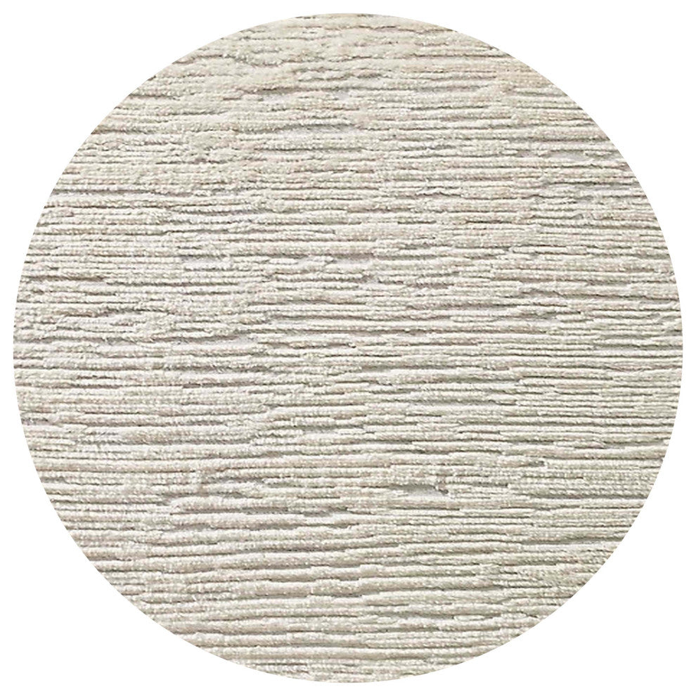Ahgly Company Indoor Round Mid-Century Modern Area Rugs, 4' Round