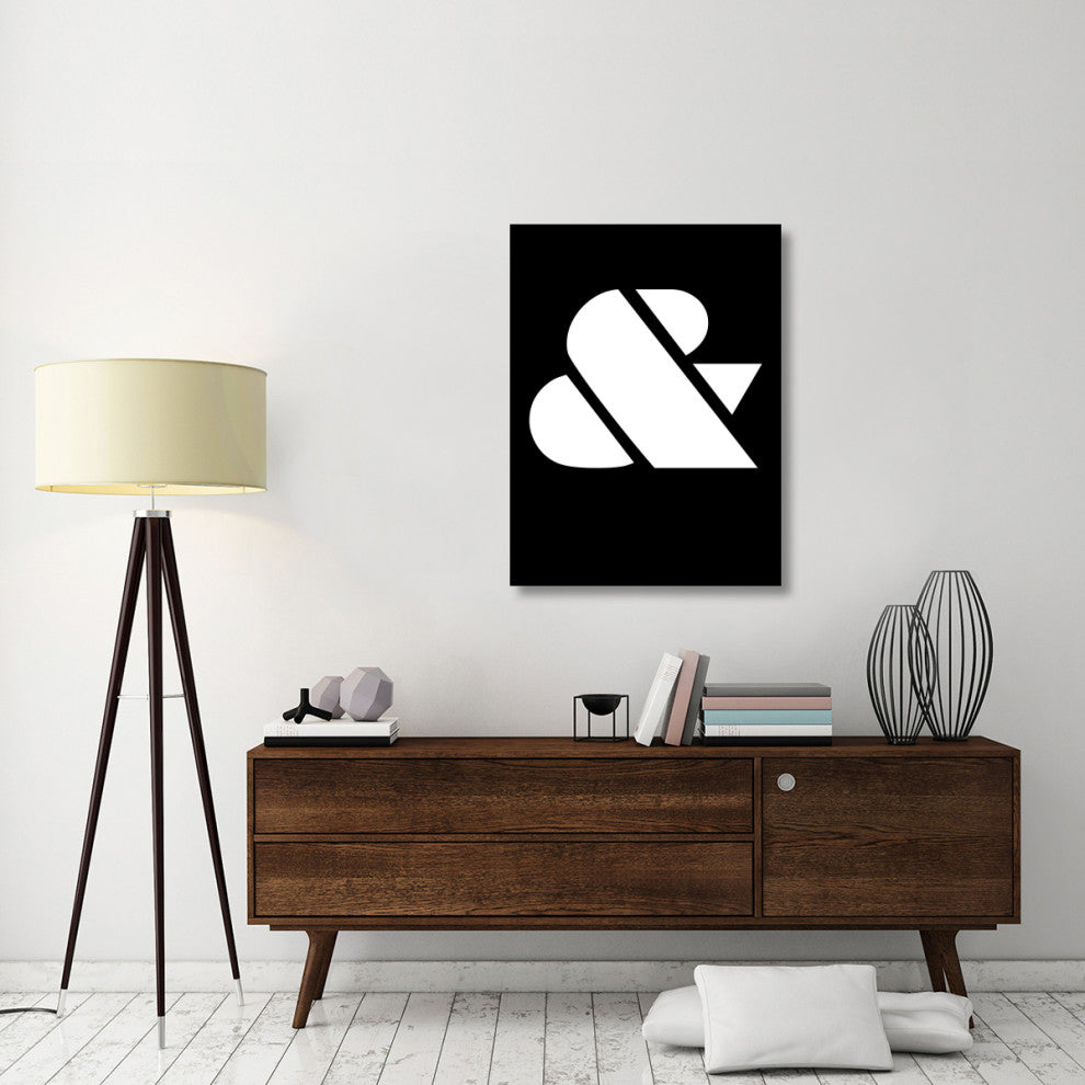 "Ampersand Black and White" Fine Art Print