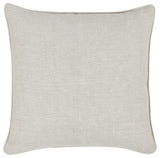 Scala 22" Cotton Velvet Fabric Throw Pillow, Blue