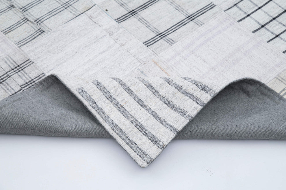 Rug N Carpet - Handmade Turkish 8' 0'' x 10' 0'' Unique Patchwork Kilim Rug