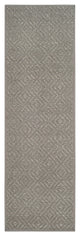 Safavieh Natural Fiber Nf154B Bohemian Rug, Light Grey/Grey, 2'6"x10'0" Runner