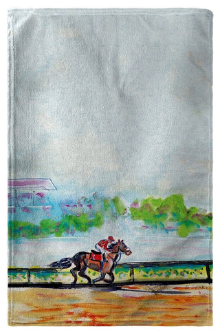 Betsy Drake Inside Track Beach Towel