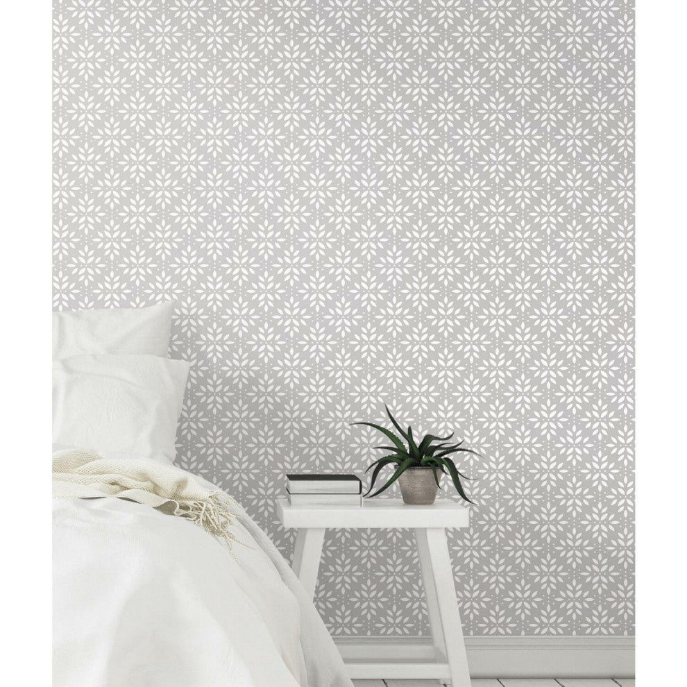 Taupe Rose Lindo Agave Peel & Stick Wallpaper