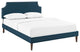Corene King Platform Bed with Squared Tapered Legs